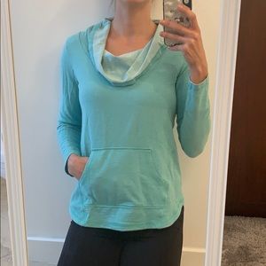 Lucy kangaroo pocket cowlneck sweatshirt